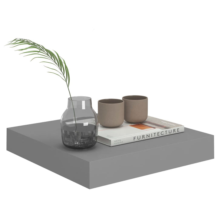 Raft De Perete Suspendat, , 23X23,5X3,8 Cm, Mdf Gri