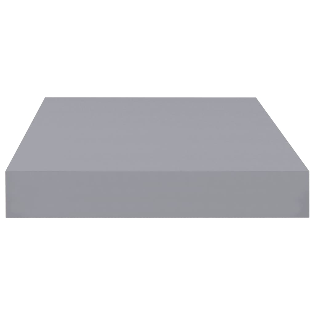 Rafturi De Perete Suspendate, 4 Buc., , 40X23X3,8 Cm, Mdf Gri