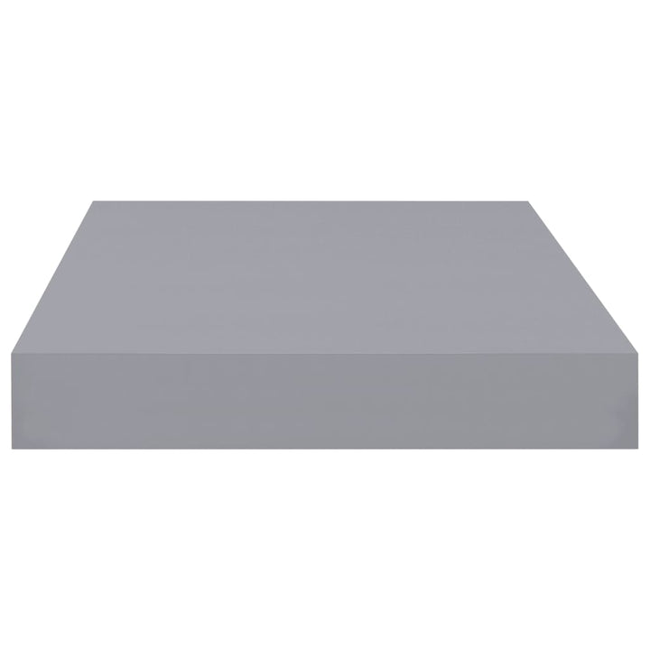 Rafturi De Perete Suspendate, 4 Buc., , 40X23X3,8 Cm, Mdf Gri