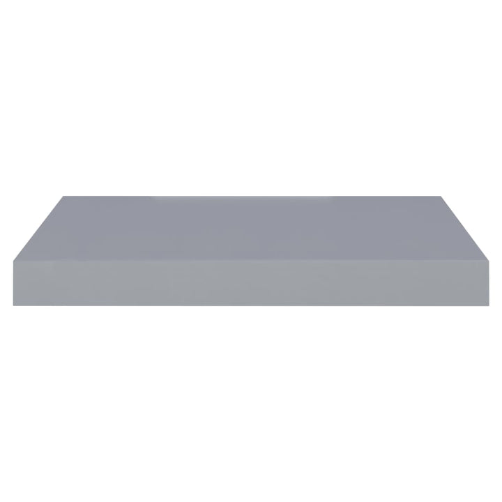 Rafturi De Perete Suspendate, 4 Buc., , 40X23X3,8 Cm, Mdf Gri