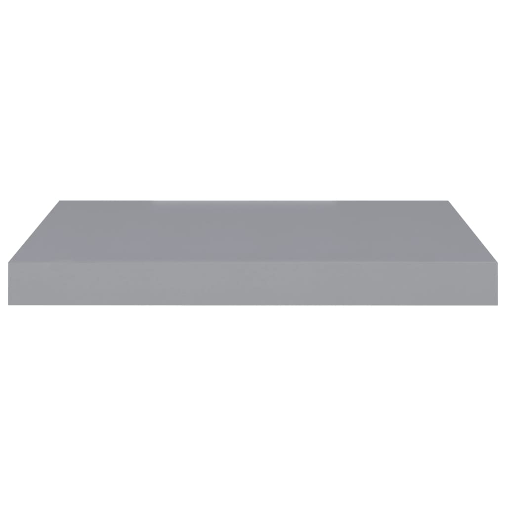 Rafturi De Perete Suspendate, 2 Buc., , 50X23X3,8 Cm, Mdf Gri