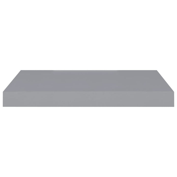 Rafturi De Perete Suspendate, 2 Buc., , 50X23X3,8 Cm, Mdf Gri