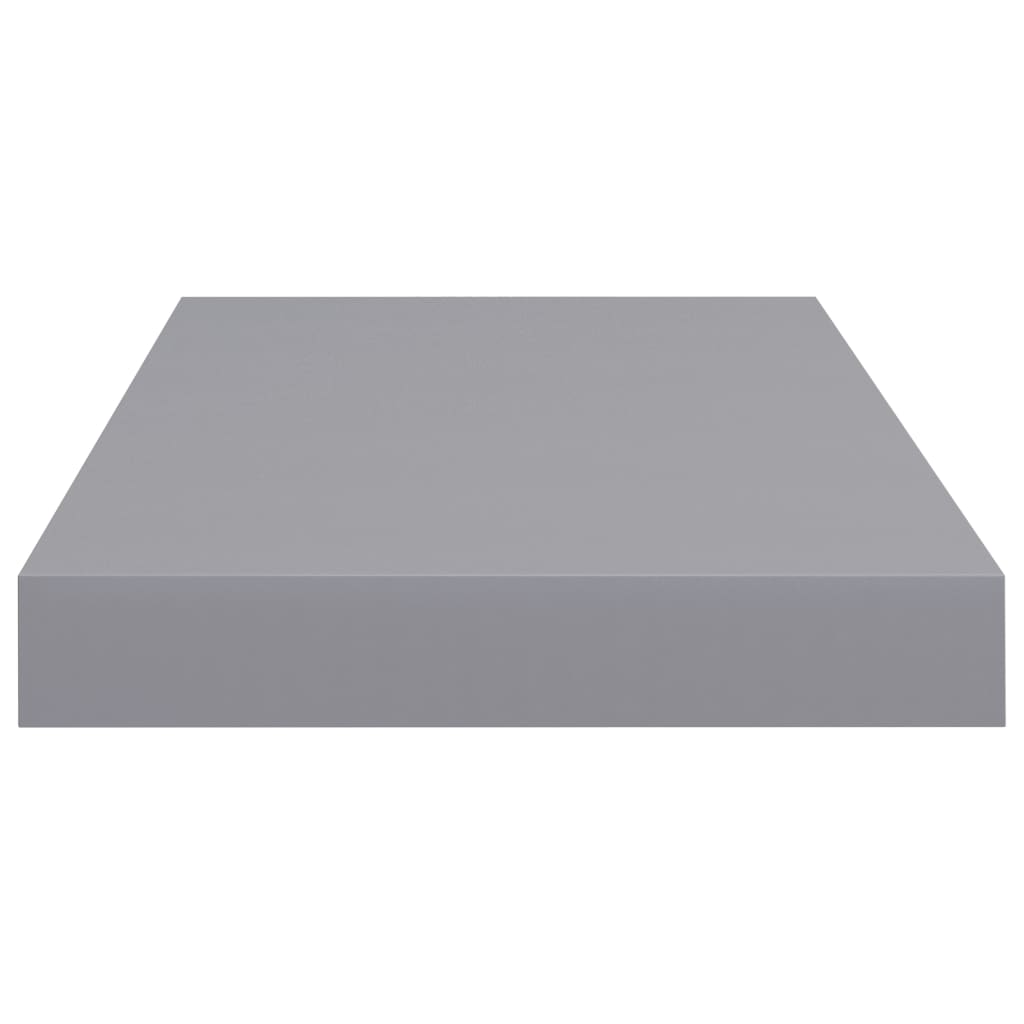 Rafturi De Perete Suspendate, 2 Buc., , 50X23X3,8 Cm, Mdf Gri