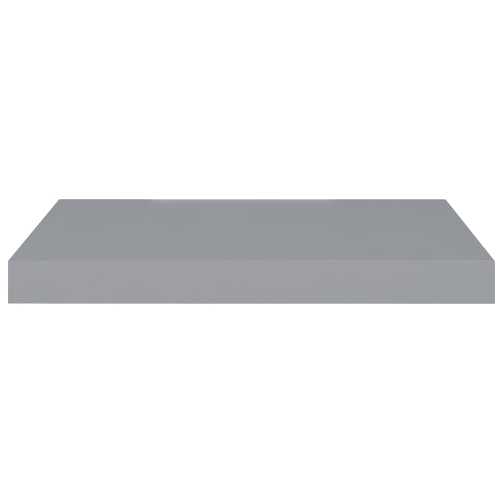 Rafturi De Perete Suspendate, 4 Buc., , 50X23X3,8 Cm, Mdf Gri