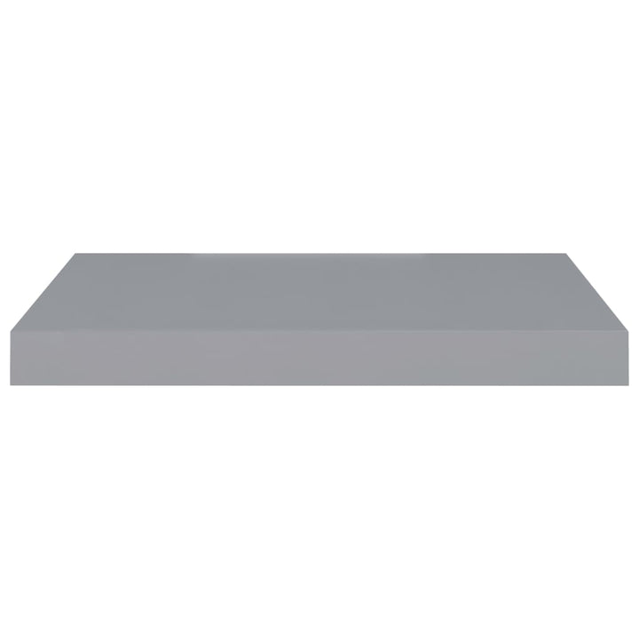 Rafturi De Perete Suspendate, 4 Buc., , 50X23X3,8 Cm, Mdf Gri