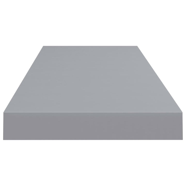 Rafturi De Perete Suspendate, 2 Buc., , 80X23,5X3,8 Cm, Mdf Gri