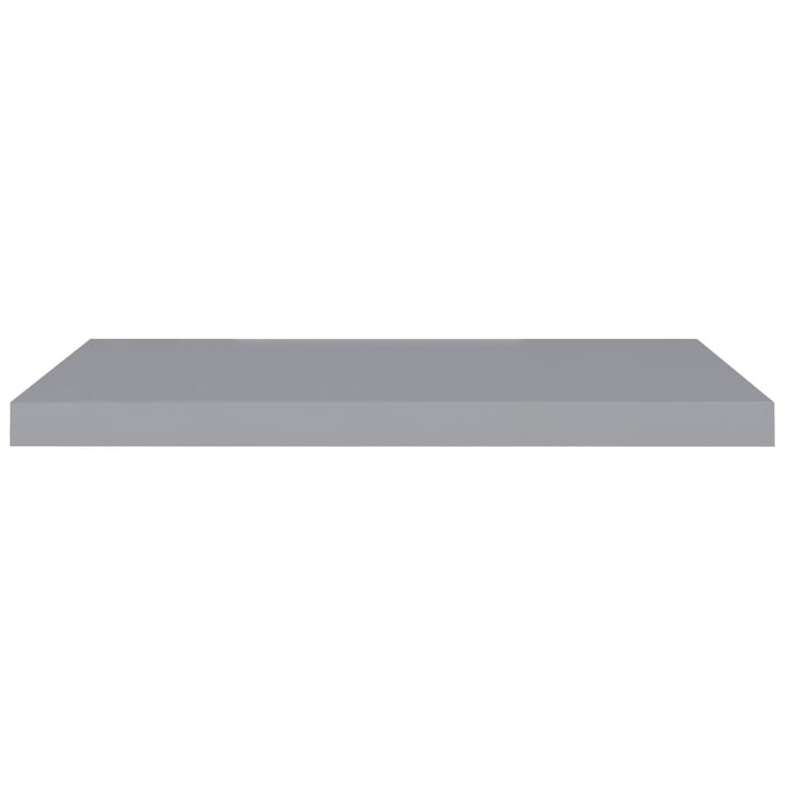 Rafturi De Perete Suspendate, 4 Buc., , 80X23,5X3,8 Cm, Mdf Gri