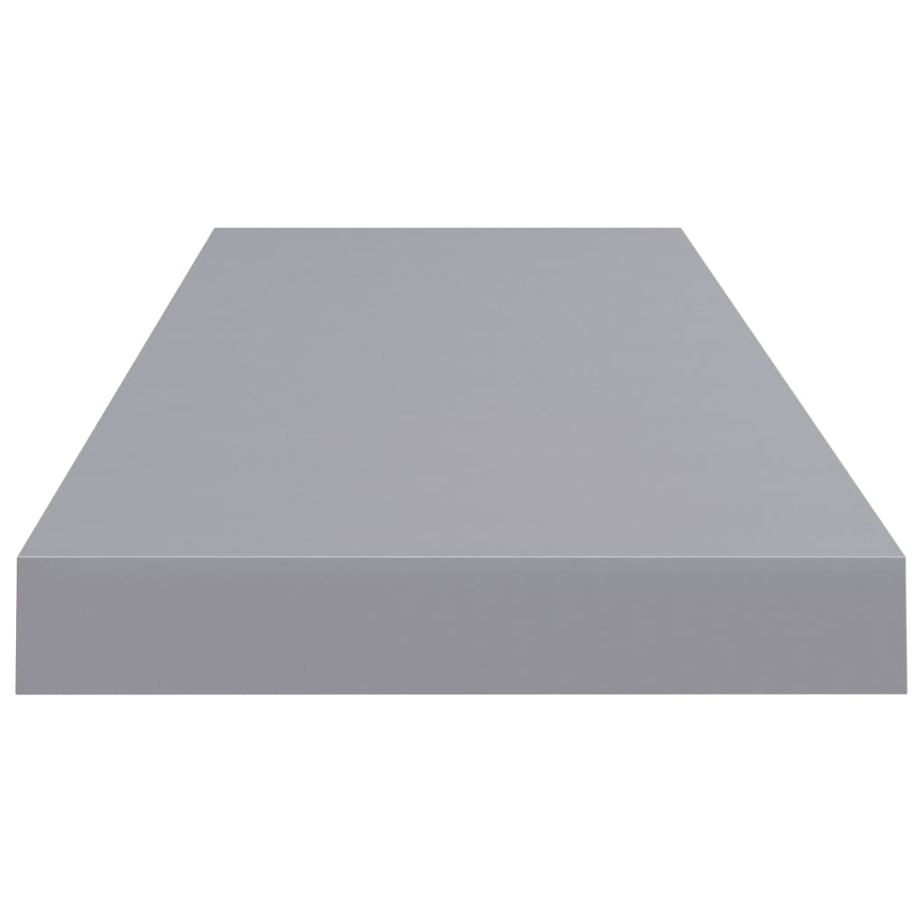 Rafturi De Perete Suspendate, 4 Buc., , 80X23,5X3,8 Cm, Mdf Gri
