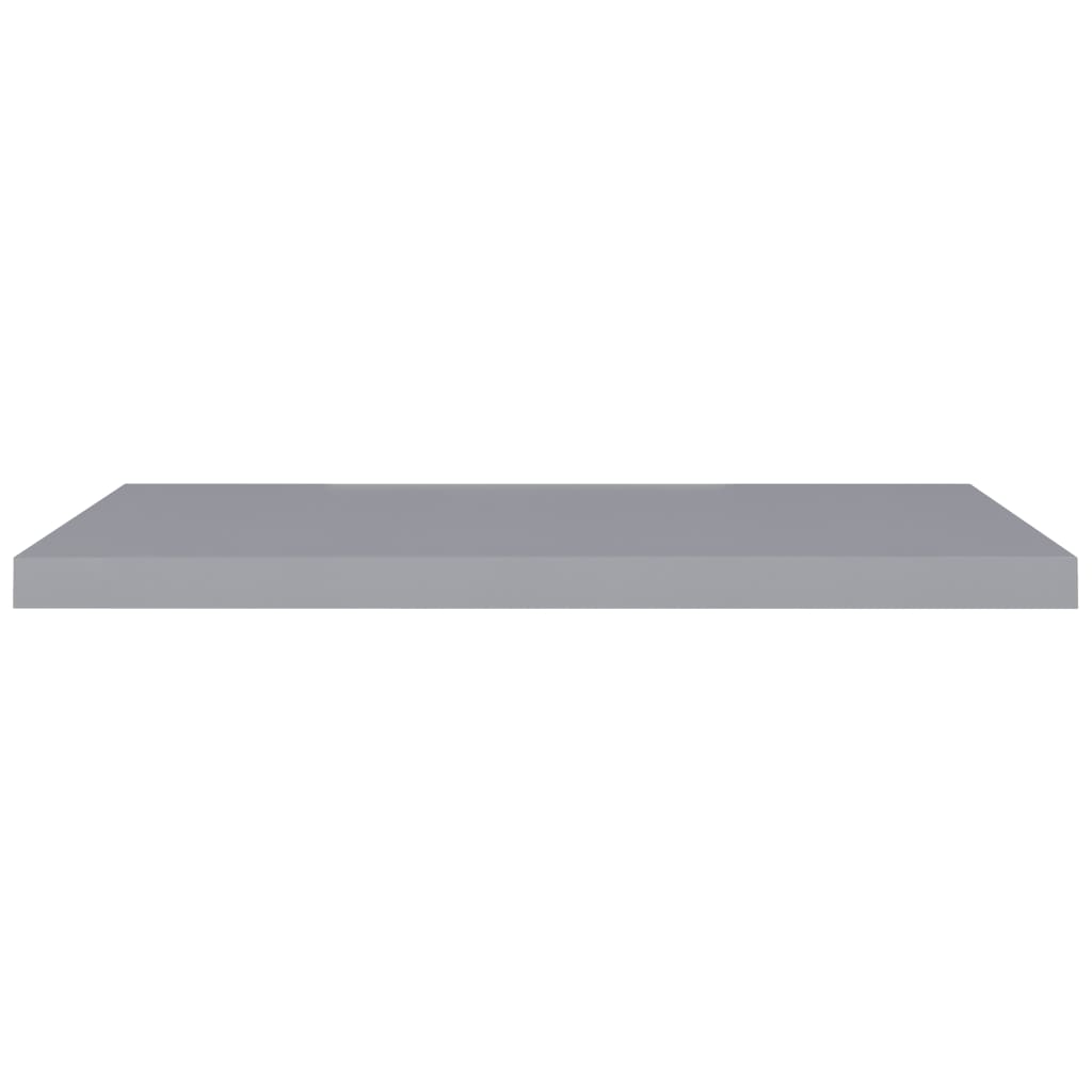 Rafturi De Perete Suspendate, 2 Buc., , 90X23,5X3,8 Cm, Mdf Gri