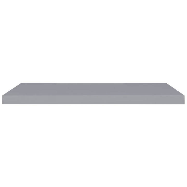 Rafturi De Perete Suspendate, 2 Buc., , 90X23,5X3,8 Cm, Mdf Gri