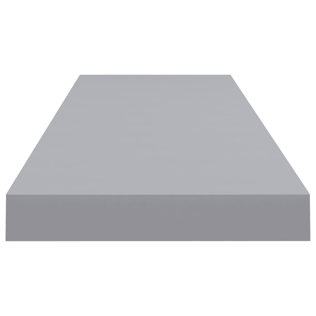 Rafturi De Perete Suspendate, 2 Buc., , 90X23,5X3,8 Cm, Mdf Gri