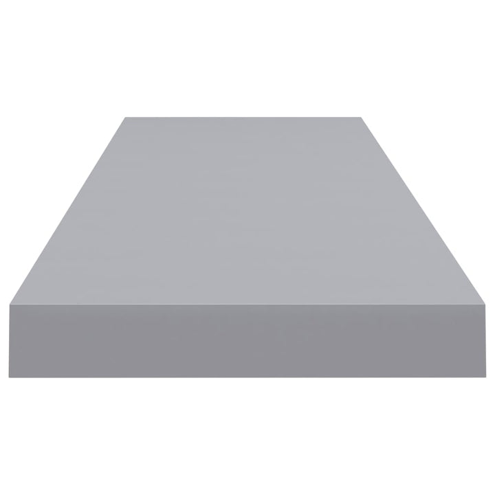 Rafturi De Perete Suspendate, 2 Buc., , 90X23,5X3,8 Cm, Mdf Gri