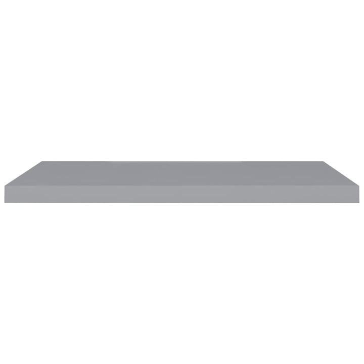 Rafturi De Perete Suspendate, 4 Buc., , 90X23,5X3,8 Cm, Mdf Gri