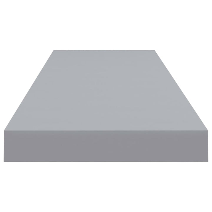 Rafturi De Perete Suspendate, 4 Buc., , 90X23,5X3,8 Cm, Mdf Gri