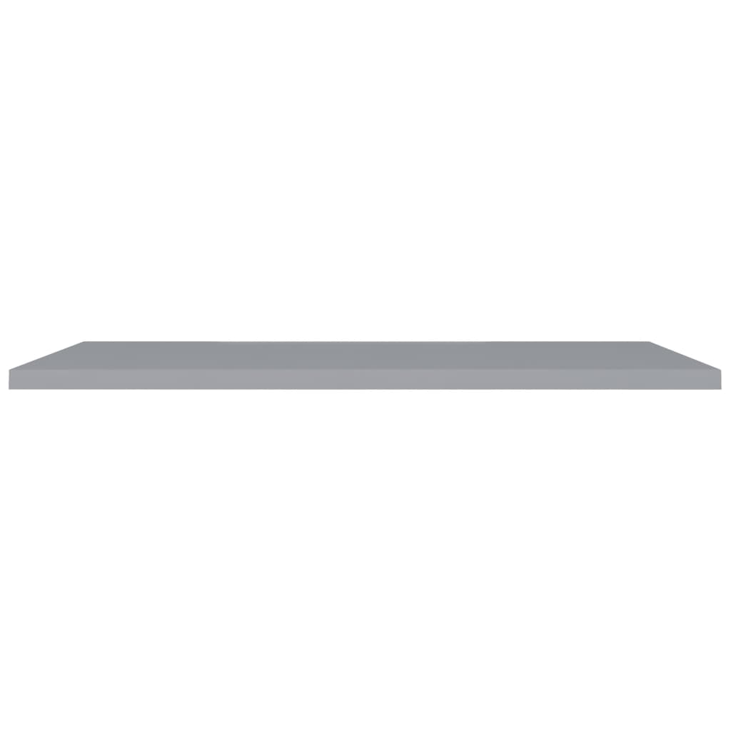 Rafturi De Perete Suspendate, 2 Buc., , 120X23,5X3,8 Cm, Mdf Gri