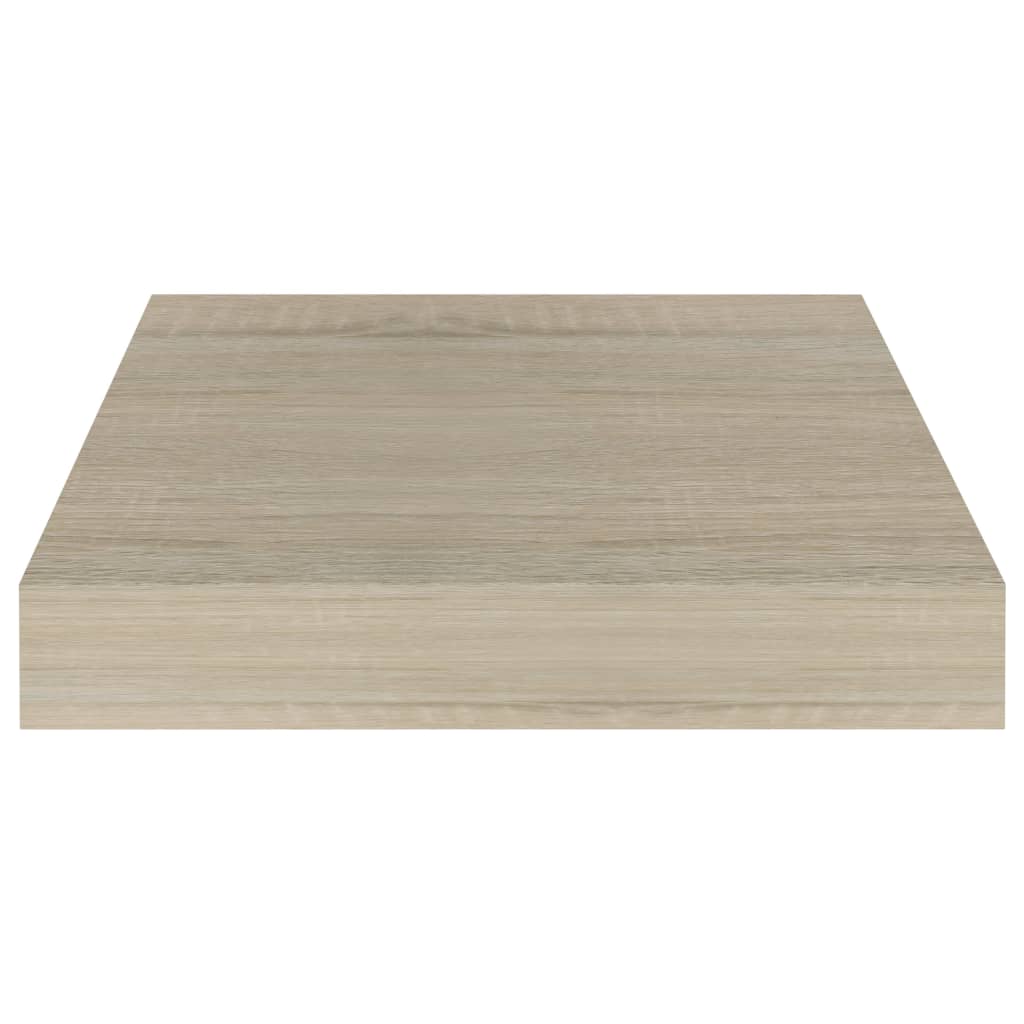 Rafturi Perete Suspendate, 4 Buc., , 23X23,5X3,8 Cm, Mdf Stejar