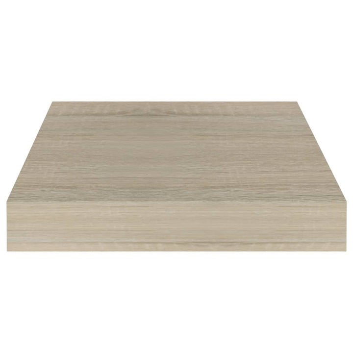 Rafturi Perete Suspendate, 4 Buc., , 23X23,5X3,8 Cm, Mdf Stejar