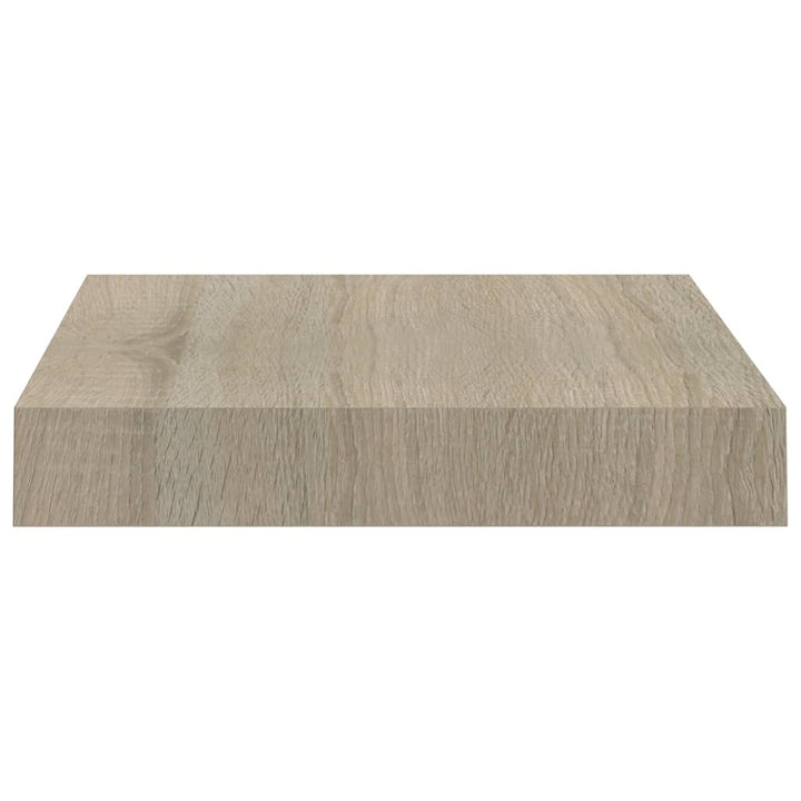Rafturi Perete Suspendate, 4 Buc., , 23X23,5X3,8 Cm, Mdf Stejar