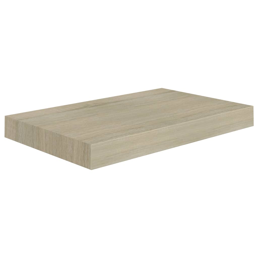 Rafturi De Perete Suspendate, 4 Buc., , 40X23X3,8 Cm, Mdf Stejar