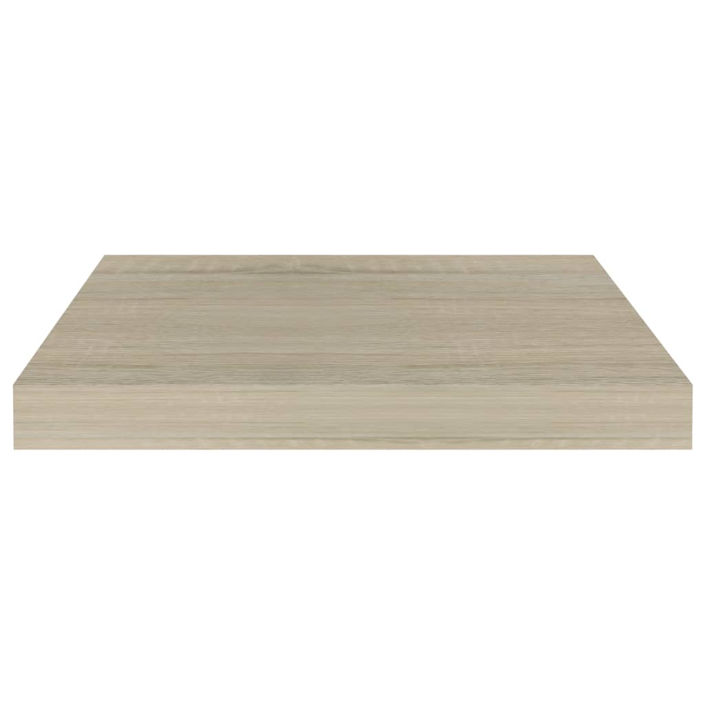 Rafturi De Perete Suspendate, 4 Buc., , 40X23X3,8 Cm, Mdf Stejar