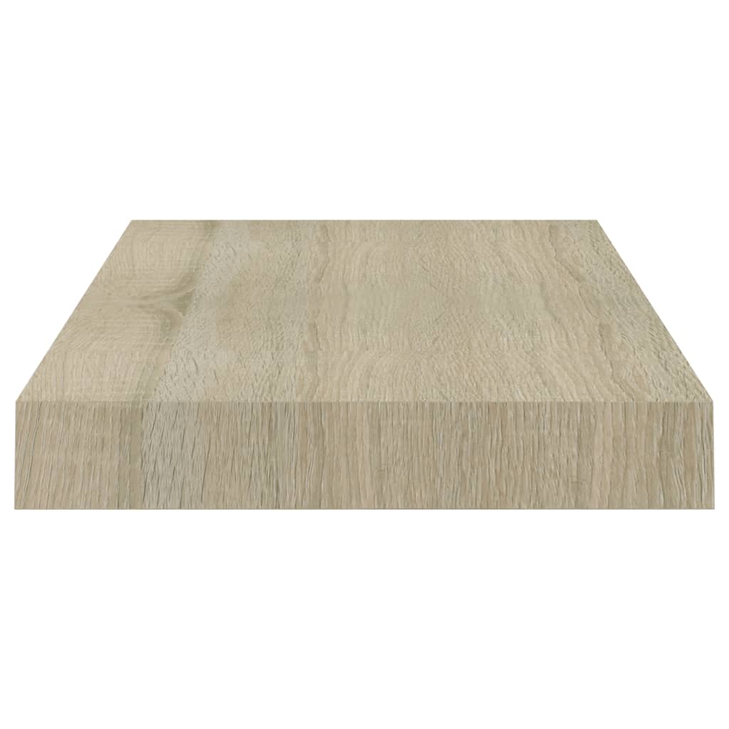 Rafturi De Perete Suspendate, 4 Buc., , 40X23X3,8 Cm, Mdf Stejar