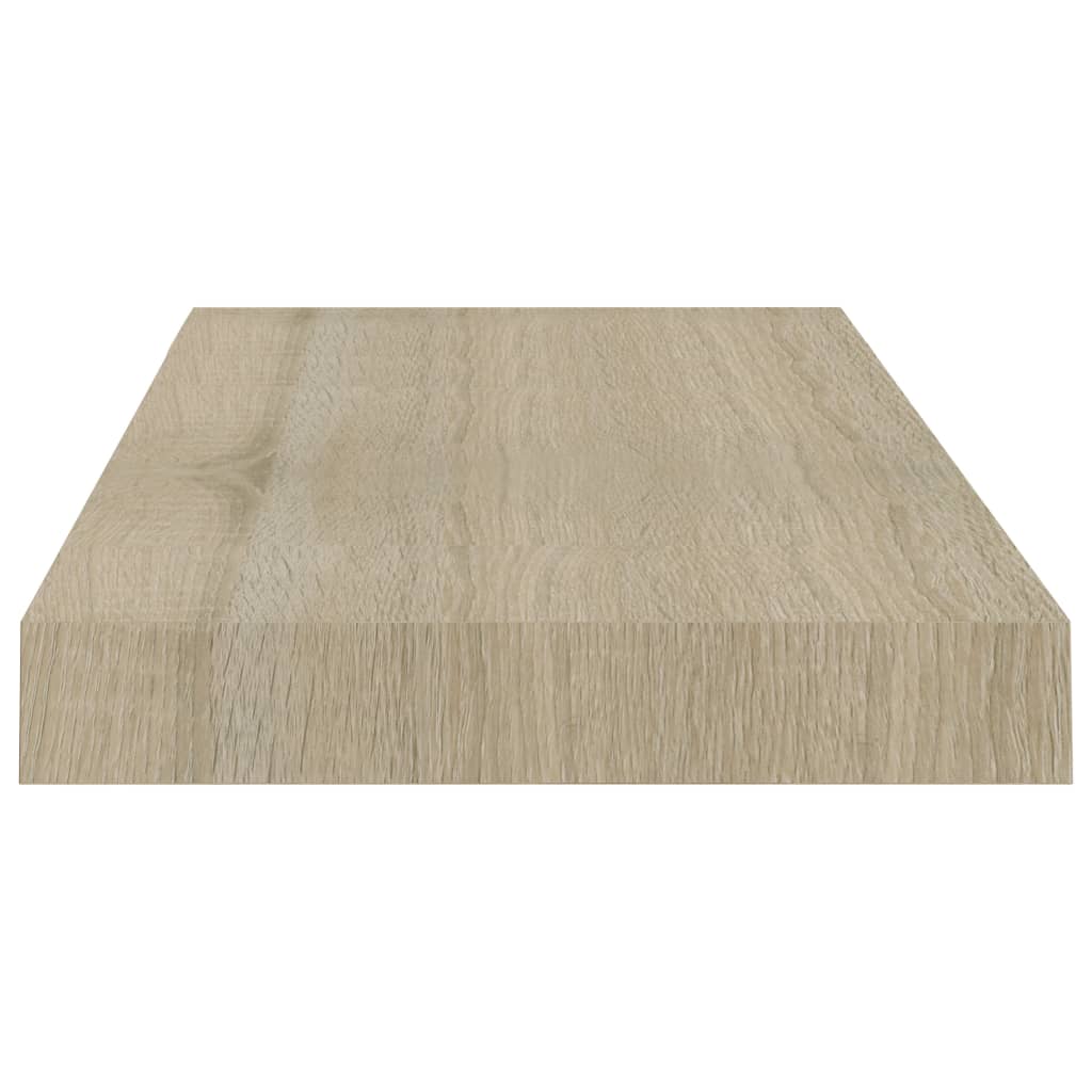 Rafturi De Perete Suspendate, 4 Buc., , 50X23X3,8 Cm, Mdf Stejar