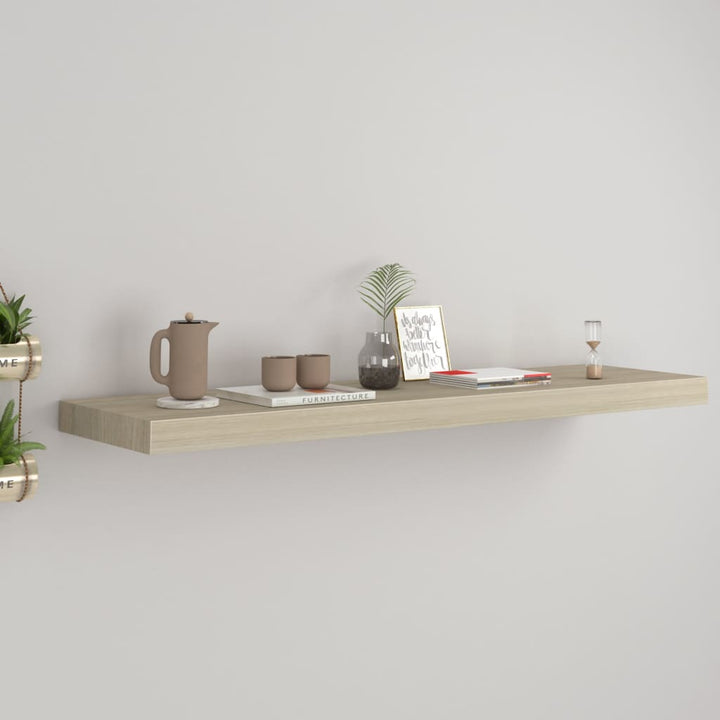 Raft De Perete Suspendat, , 90X23,5X3,8 Cm, Mdf Stejar