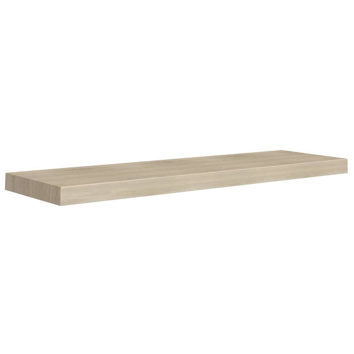 Rafturi De Perete Suspendate 4 Buc. , 90X23,5X3,8 Cm, Mdf Stejar