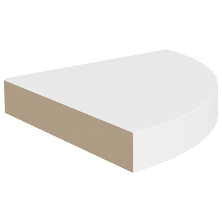 Raft Colțar De Perete, , 25 X 25 X 3,8 Cm, Mdf Alb