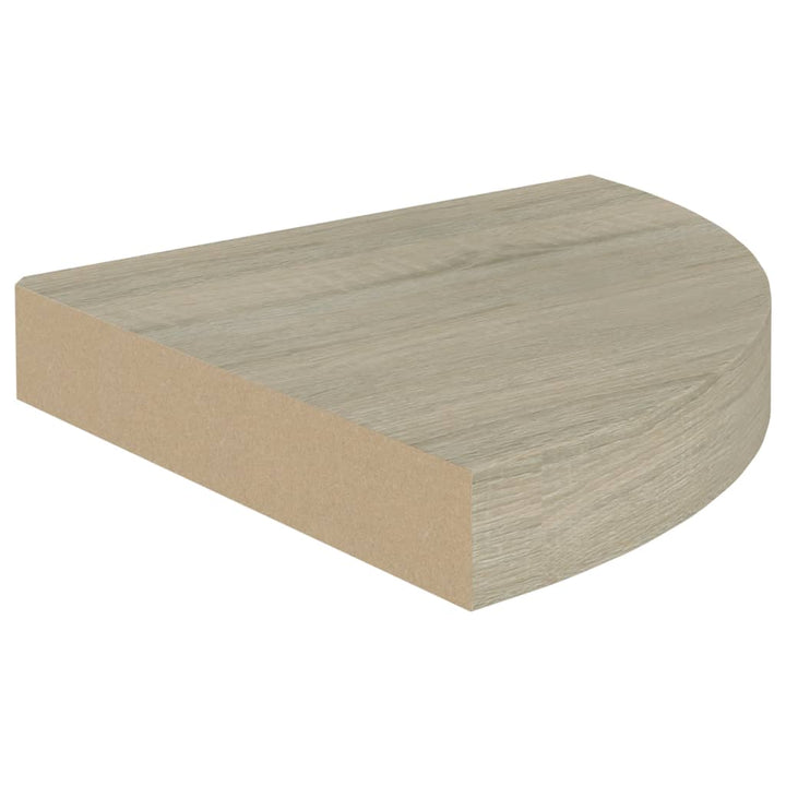 Raft Colțar De Perete, , 25 X 25 X 3,8 Cm, Mdf Stejar