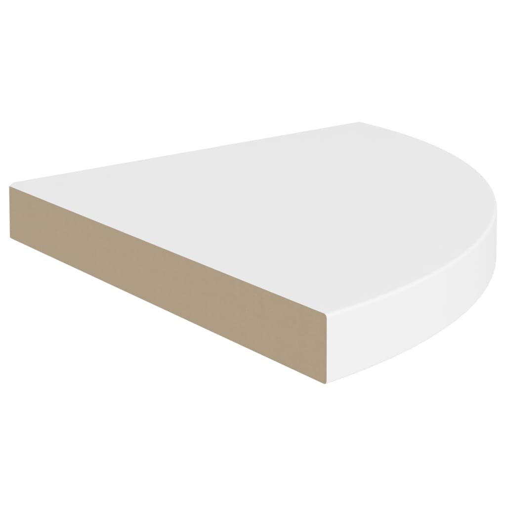 Raft Colțar De Perete, , 35 X 35 X 3,8 Cm, Mdf Alb