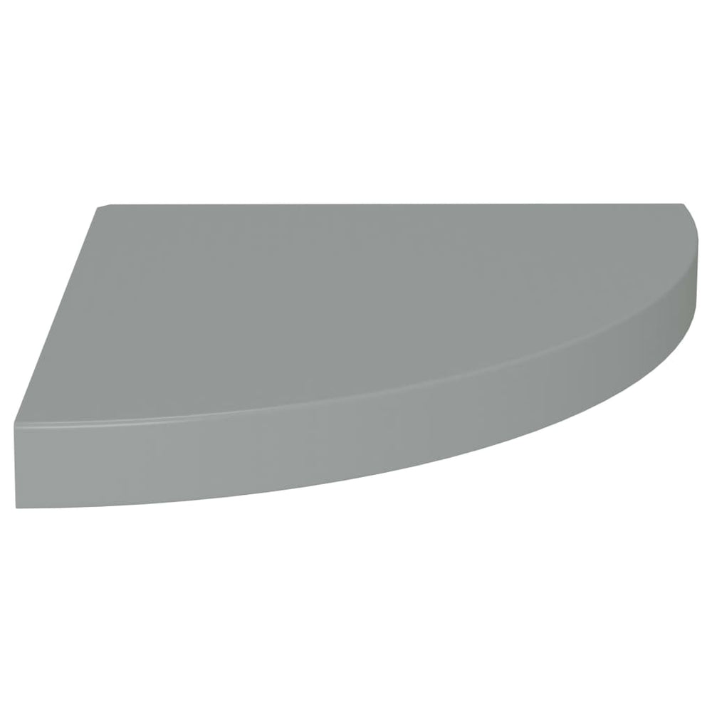 Raft Colțar De Perete, , 35 X 35 X 3,8 Cm, Mdf Gri