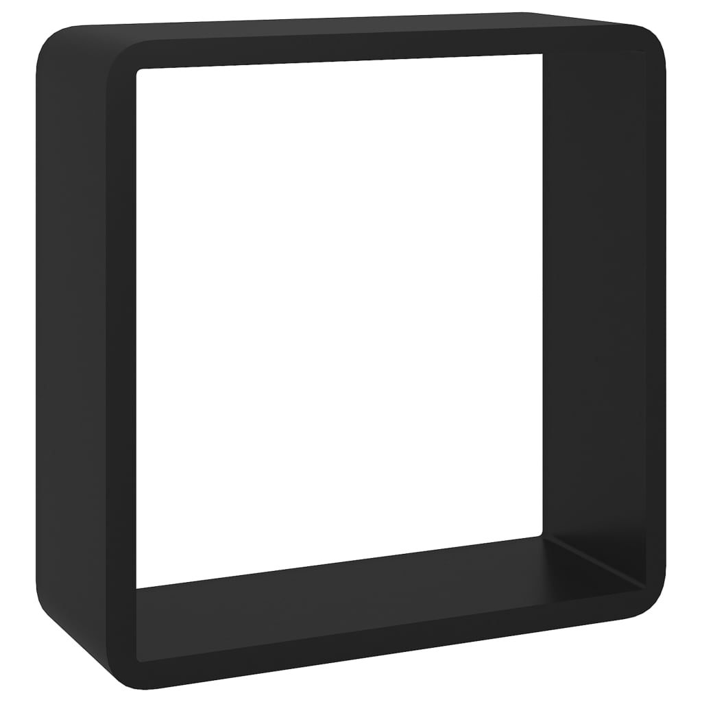 Rafturi De Perete Cub, 3 Buc., , Mdf