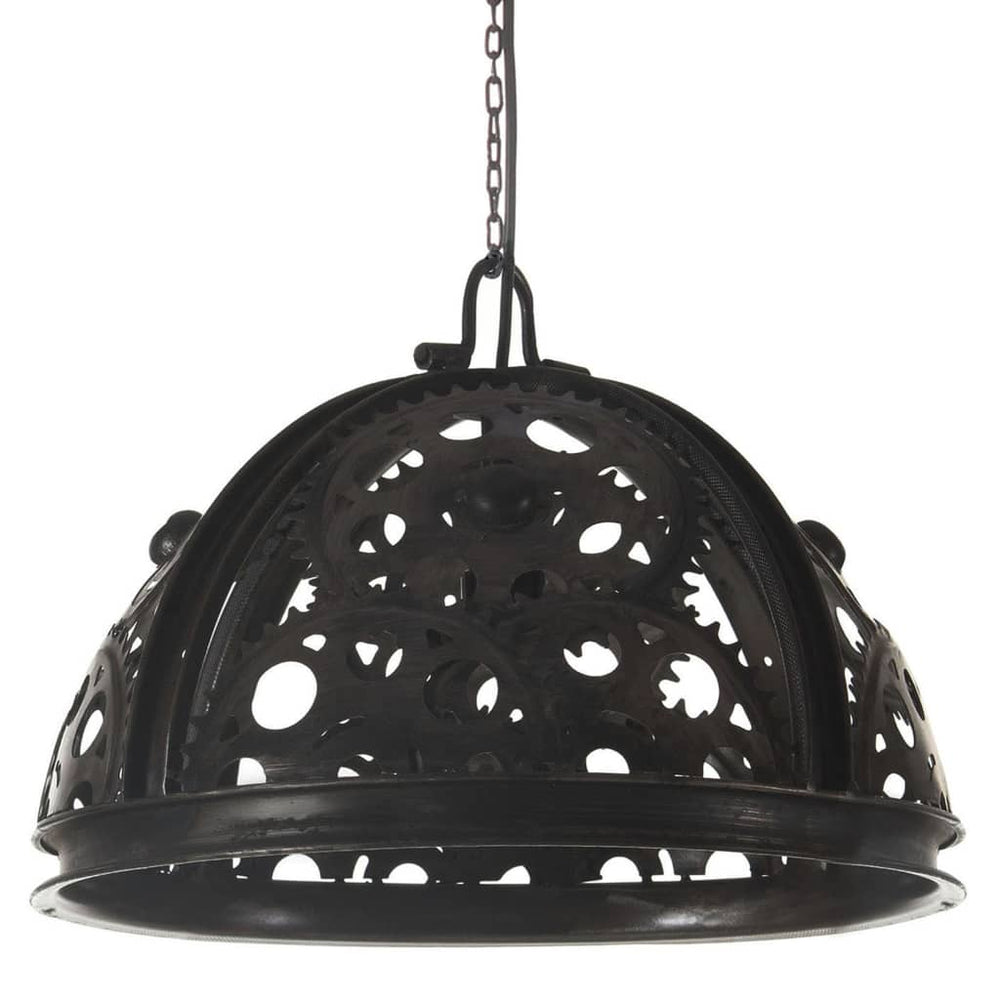 Lampă De Tavan Industrială Cu Lanț, Model Roată, 45 Cm, E27