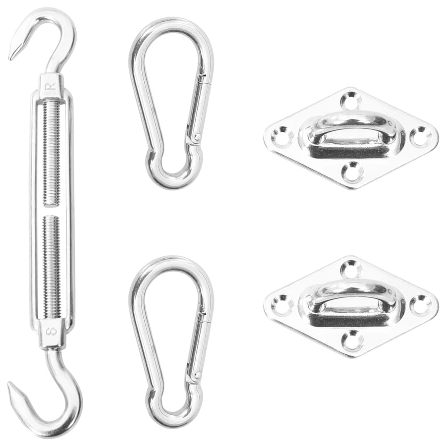 Kit Accesorii De Montaj Parasolar, 5 Piese, Oțel Inoxidabil