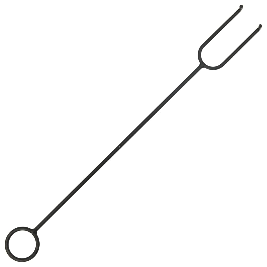Vatră De Foc Cu Vătrai, 64 Cm, Oțel, Xxl