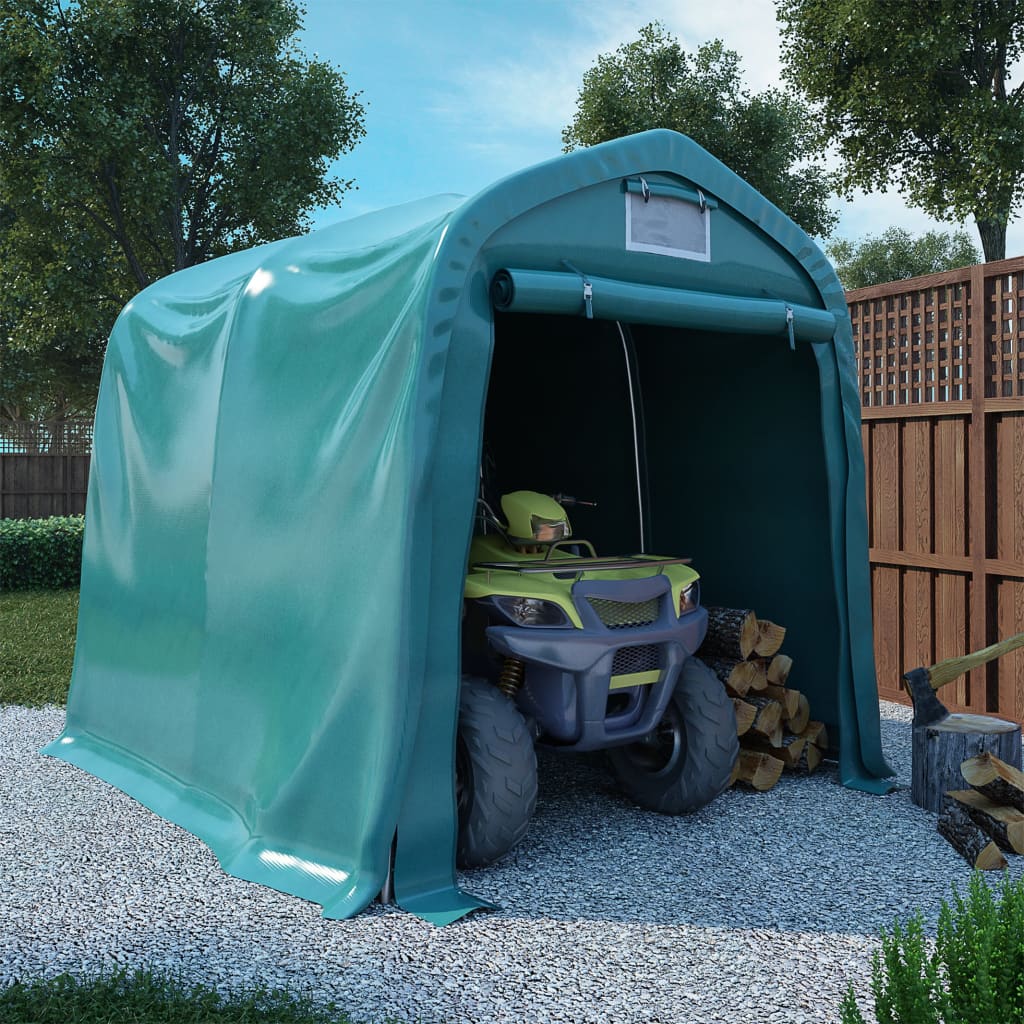 Cort De Garaj, Verde, 2,4 X 2,4 M, Pvc