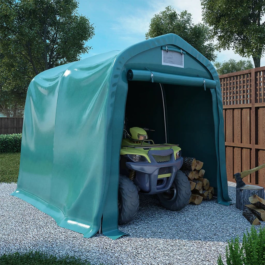 Cort De Garaj, Verde, 2,4 X 2,4 M, Pvc