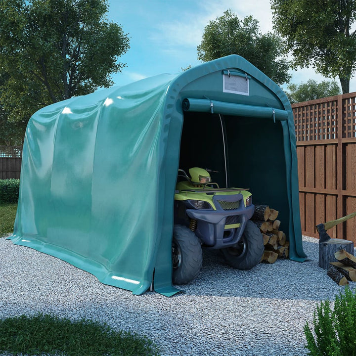 Cort De Garaj, Verde, 2,4 X 2,4 M, Pvc