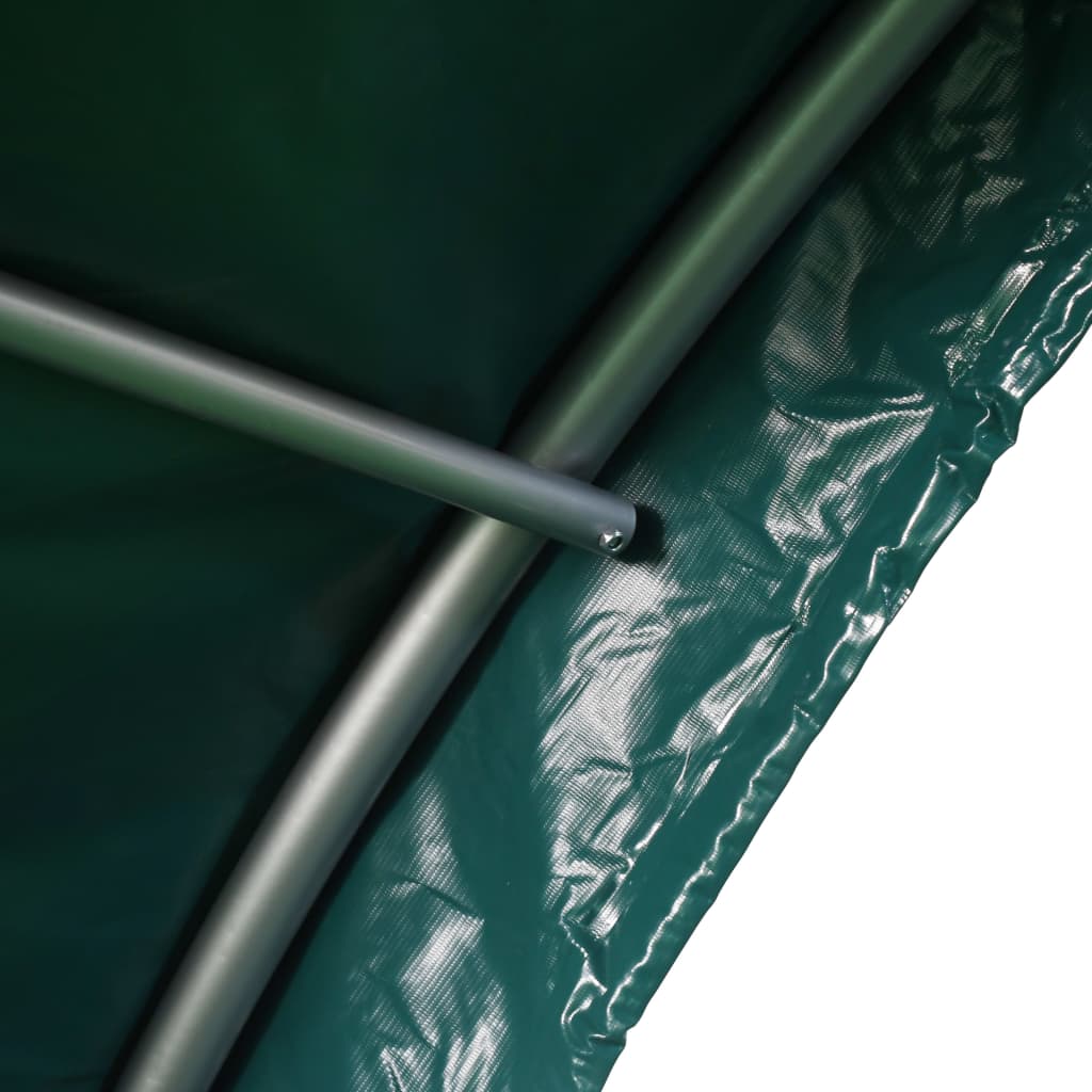 Cort Pentru Animale, Verde, 3,7X3,7 M, Pvc