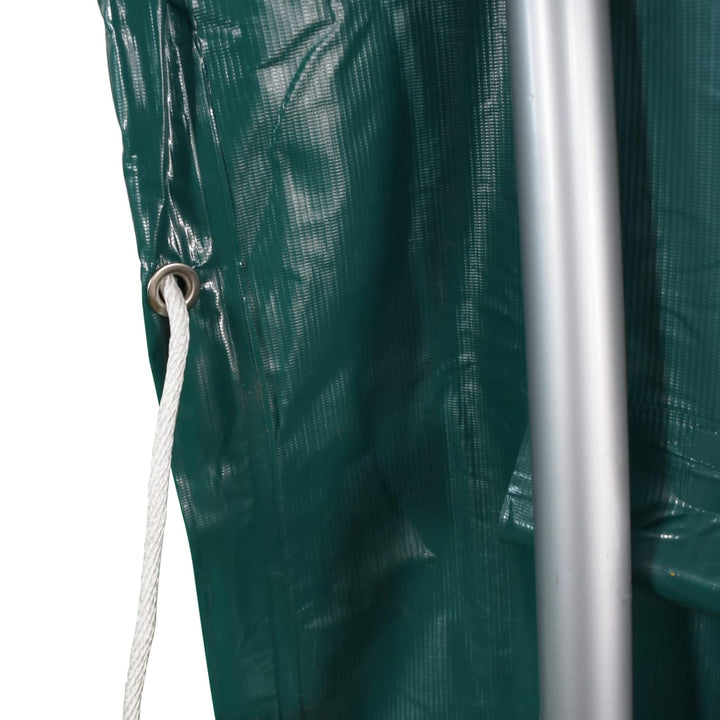Cort Pentru Animale, Verde, 3,7X3,7 M, Pvc