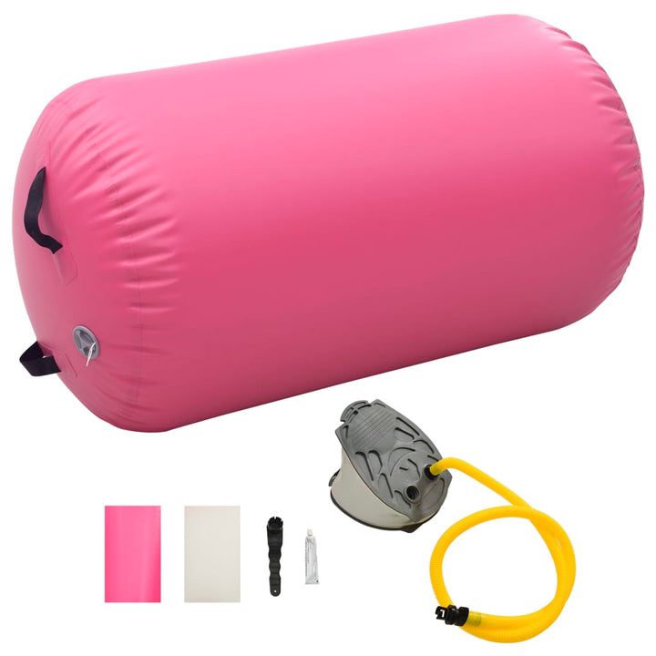 Rulou De Gimnastică Gonflabil Cu Pompă, , Pvc