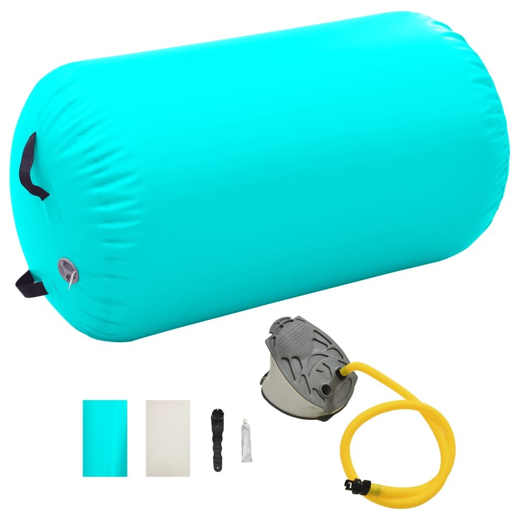 Rulou De Gimnastică Gonflabil Cu Pompă, , Pvc