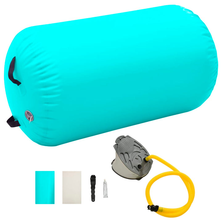 Rulou De Gimnastică Gonflabil Cu Pompă, , Pvc