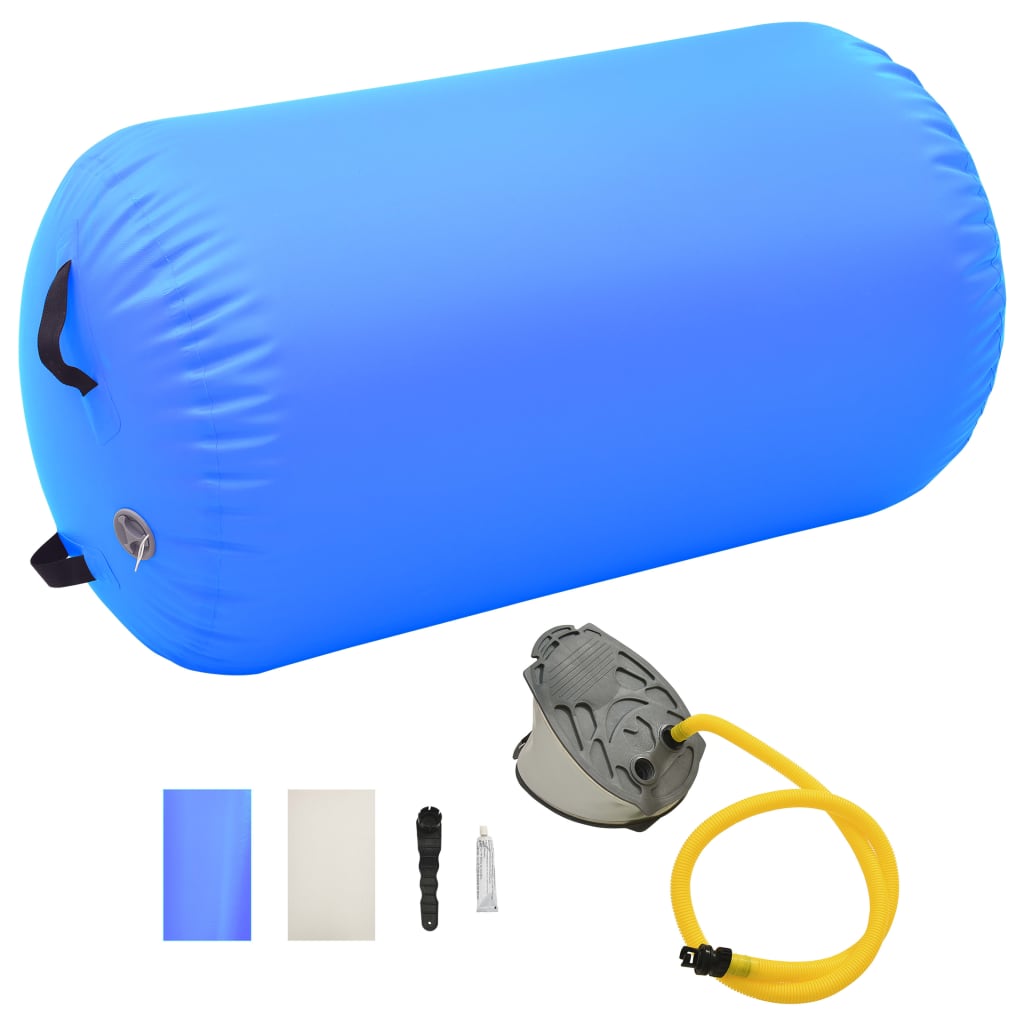 Rulou De Gimnastică Gonflabil Cu Pompă, , Pvc