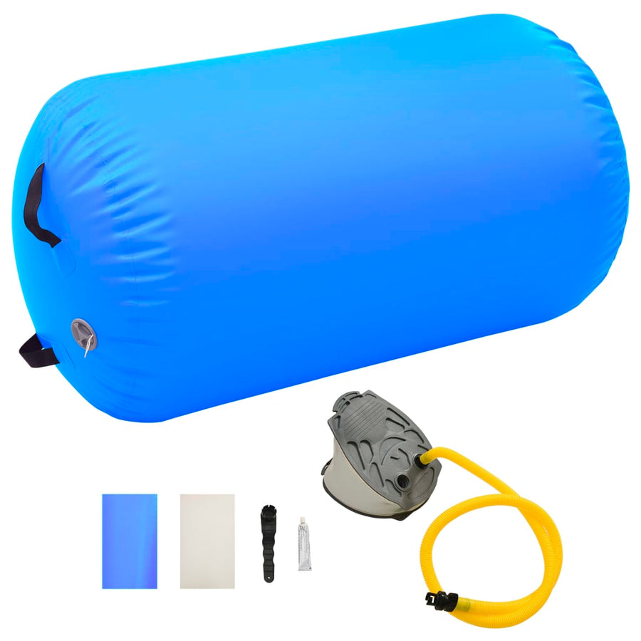 Rulou De Gimnastică Gonflabil Cu Pompă, , Pvc