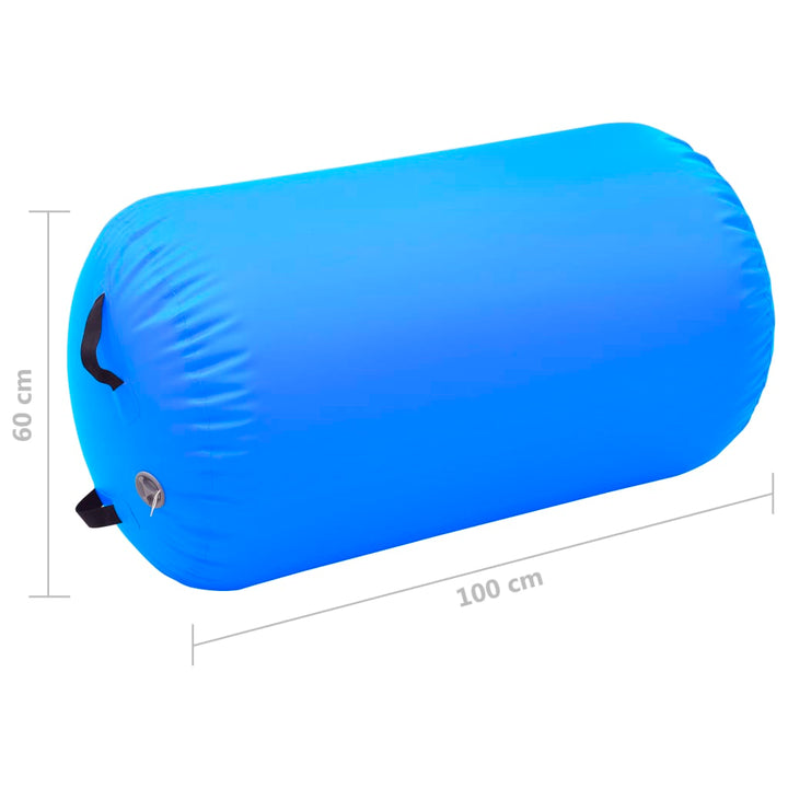 Rulou De Gimnastică Gonflabil Cu Pompă, , Pvc