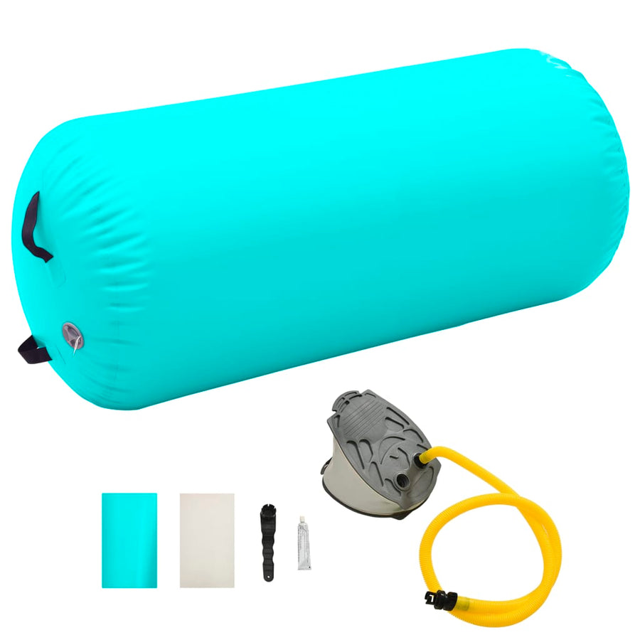 Rulou De Gimnastică Gonflabil Cu Pompă, , , Pvc