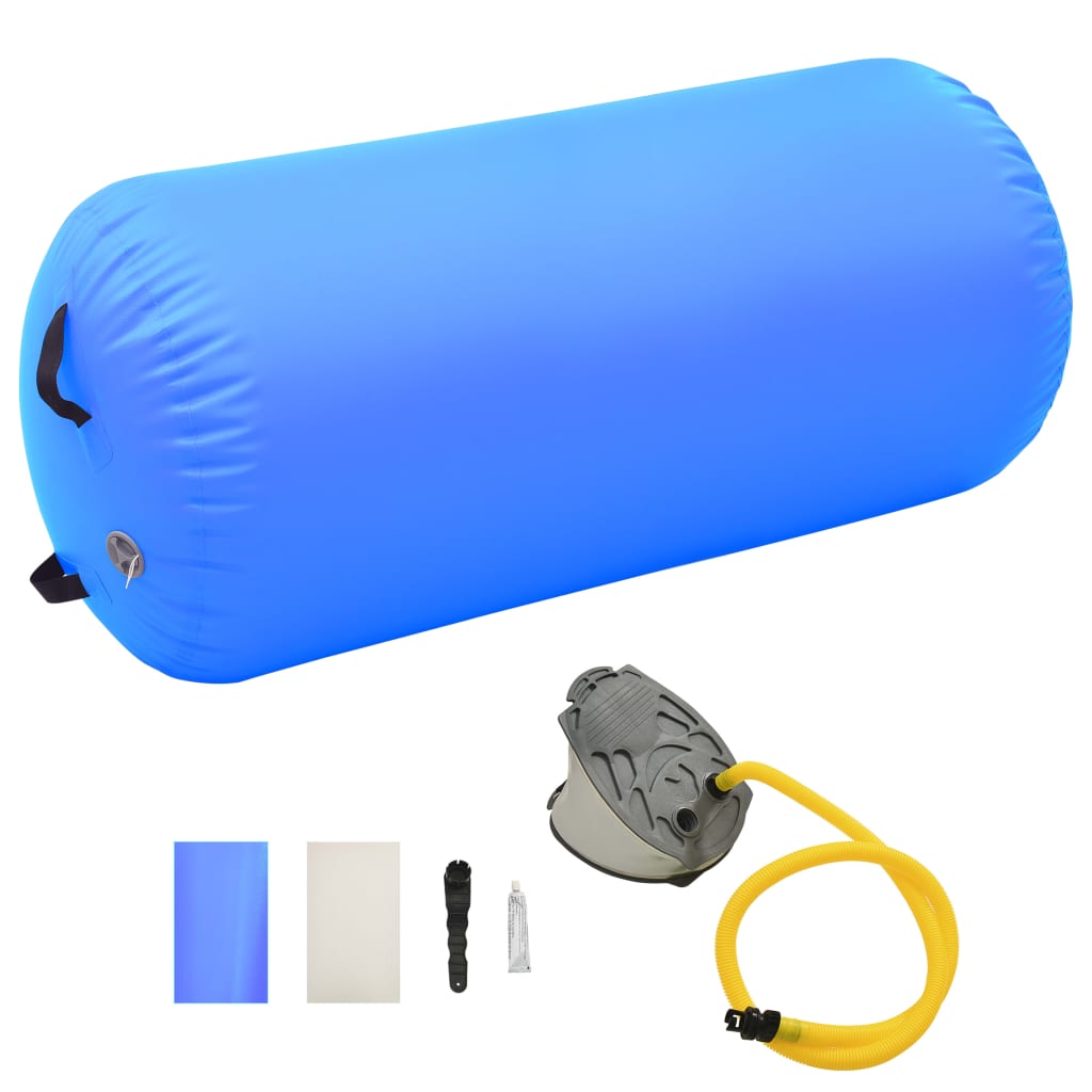 Rulou De Gimnastică Gonflabil Cu Pompă, , Pvc