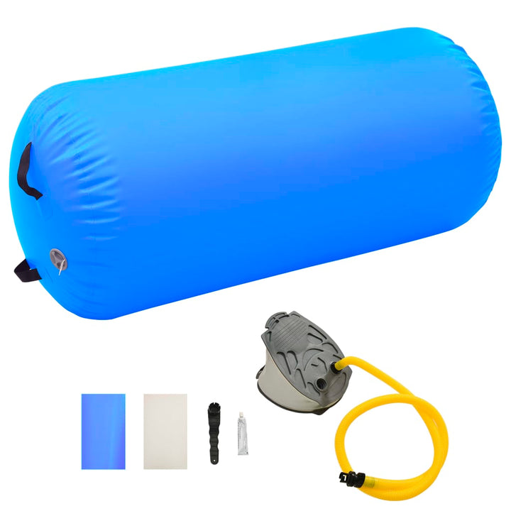 Rulou De Gimnastică Gonflabil Cu Pompă, , Pvc